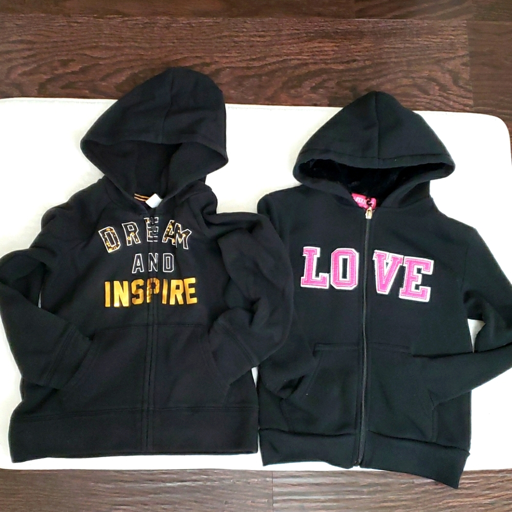 2 girls  jackets lot 1 old navy sm 1 Super nova 6x